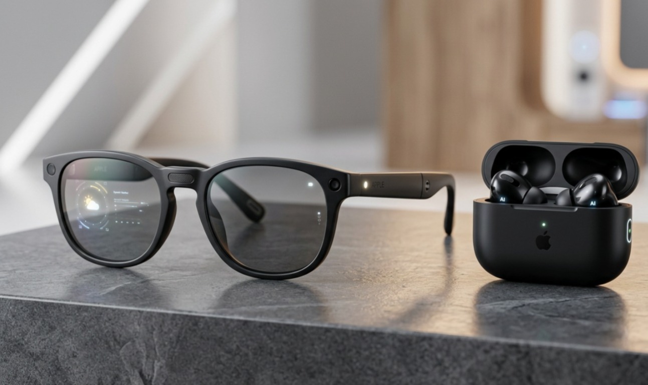 Apple Enters the AI Wearables Race with Smart Glasses and AI AirPods